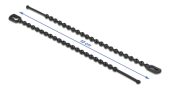 DELOCK reusable δεματικά καλωδίων 19566, 100x2.4mm, μαύρα, 100τμχ