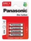 PANASONIC μπαταρίες Zinc Carbon, AAA/R03, 1.5V, 4τμχ