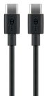 GOOBAY καλώδιο USB-C 66318, 60W, 480Mbps, 1m, μαύρο