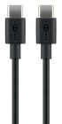 GOOBAY καλώδιο USB-C 66318, 60W, 480Mbps, 1m, μαύρο