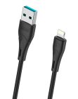 CELEBRAT καλώδιο Lightning σε USB CB-18I, 15W 2.4A, 480Mbps, 1m, μαύρο