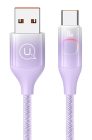 USAMS καλώδιο USB-C σε USB US-SJ636, 66W, 1.2m, μωβ